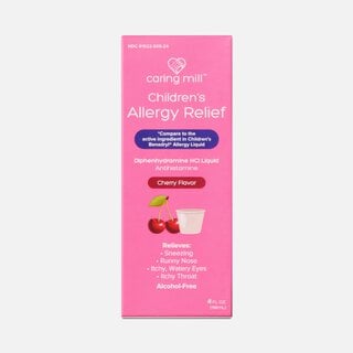Caring Mill™ Children's Allergy Dye-Free Cherry Liquid, 4 oz.