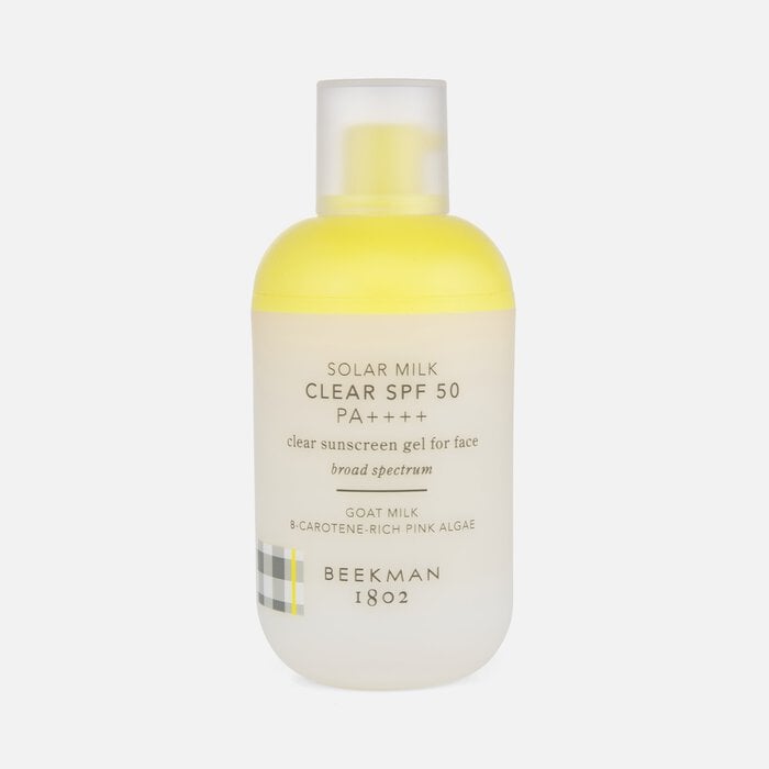 Beekman 1802 Solar Milk Clear SPF 50 PA++++ Sunscreen Gel for Face, 1.69 fl oz., , large