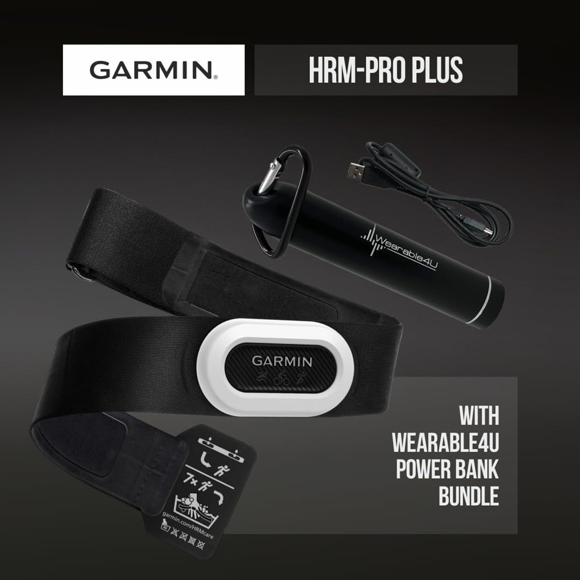 Garmin HRM-Pro Plus Chest Strap Heart Rate Monitor, , large