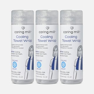 Caring Mill™ Pain Relief and Hot Flash Relief Cooling Towel (3 pack)