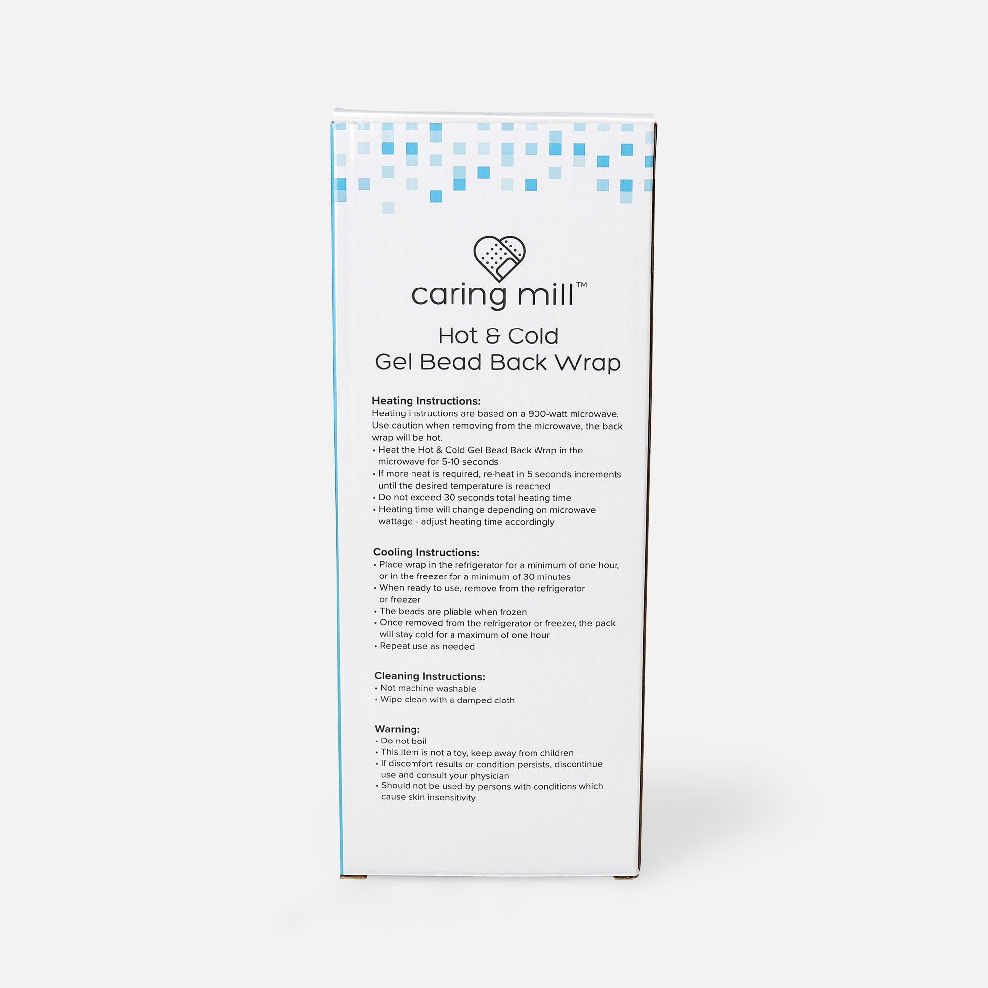 Caring Mill™ Gel Bead Back Wrap, , large
