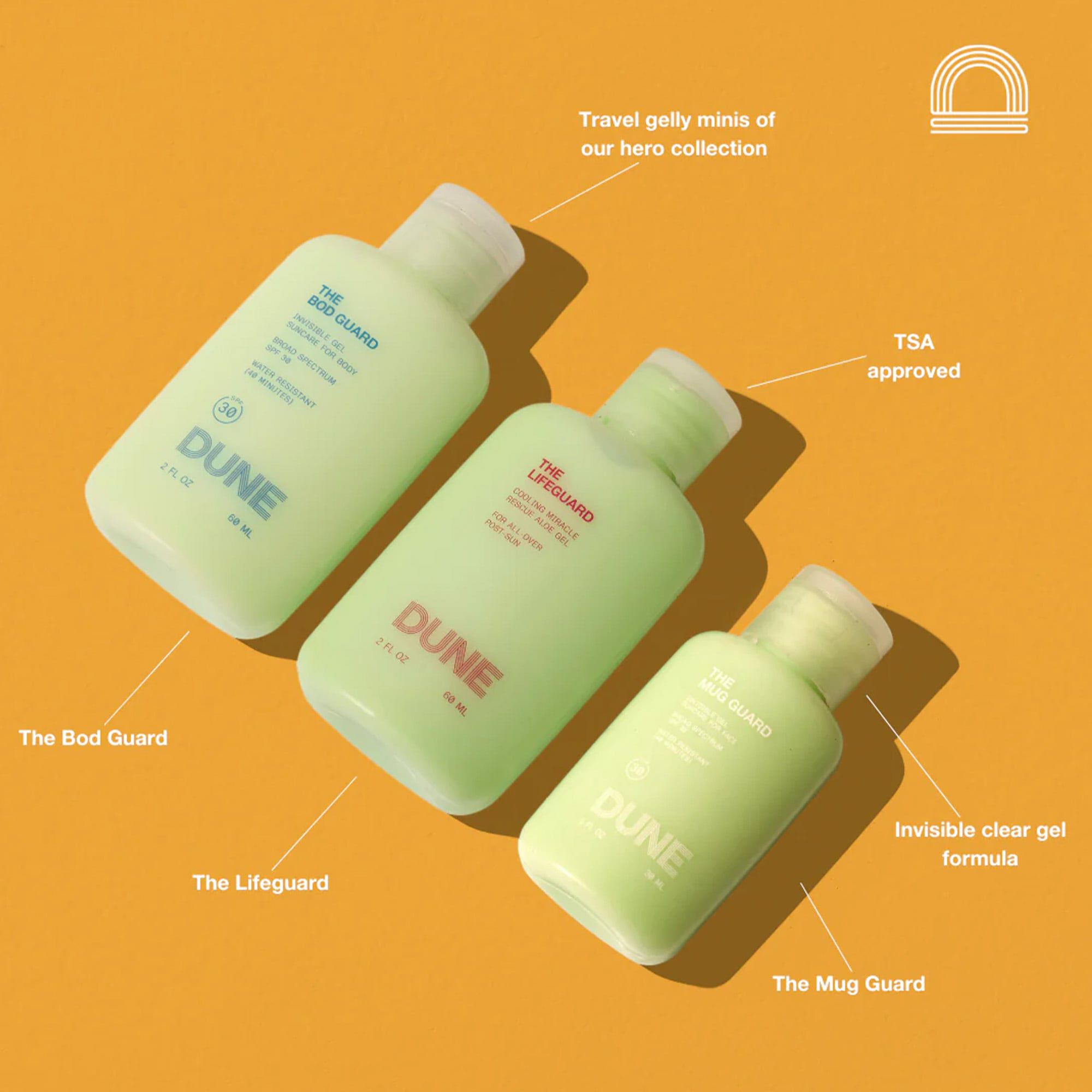 Dune The Jetsetter Gelly Pack, SPF 30, , large