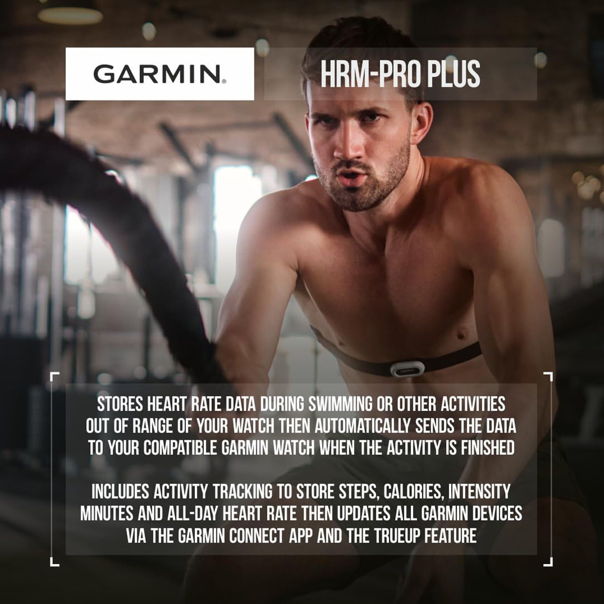 Garmin HRM-Pro Plus Chest Strap Heart Rate Monitor, , large