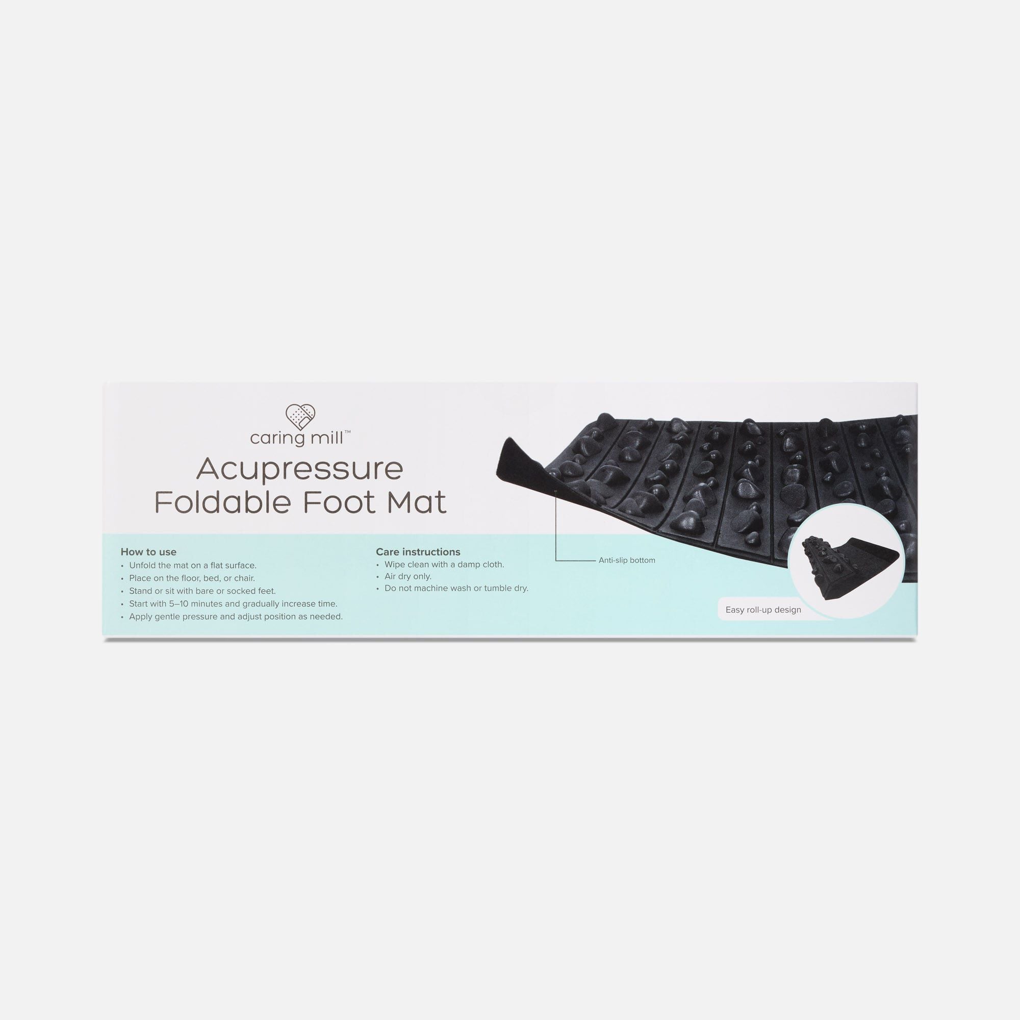Caring Mill™ Acupressure Foldable Foot Mat, , large