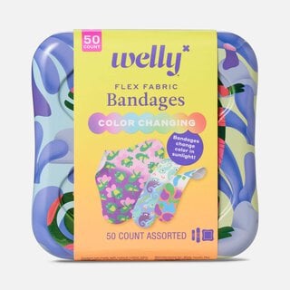 Welly® Flex Fabric Bandages, Color-Changing Chameleon, 50 ct., , large