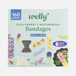Welly Refill Pack- Flex Fabric & Waterproof Bandages, 160 ct., , large