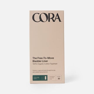 Cora Organic Bladder Extra-Long Liners, 30 ct., , large