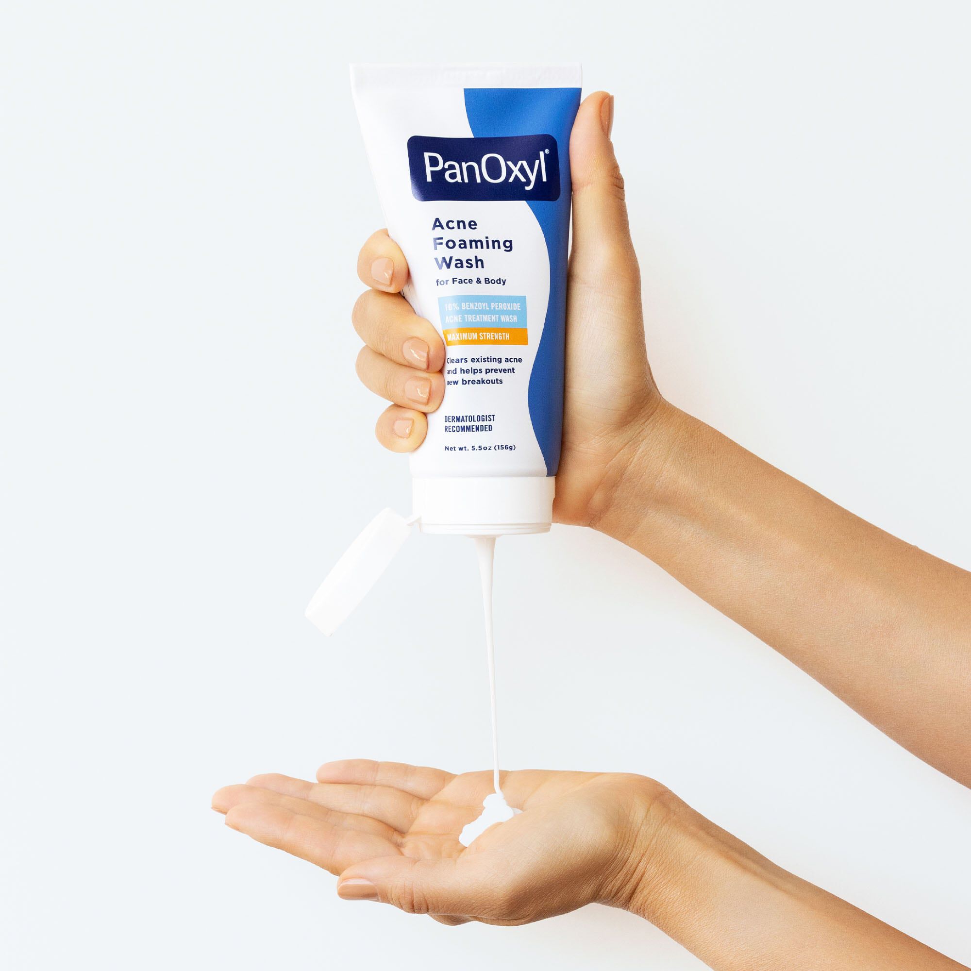 PanOxyl Acne Foaming Wash for Face & Body, 5.5 oz., , large