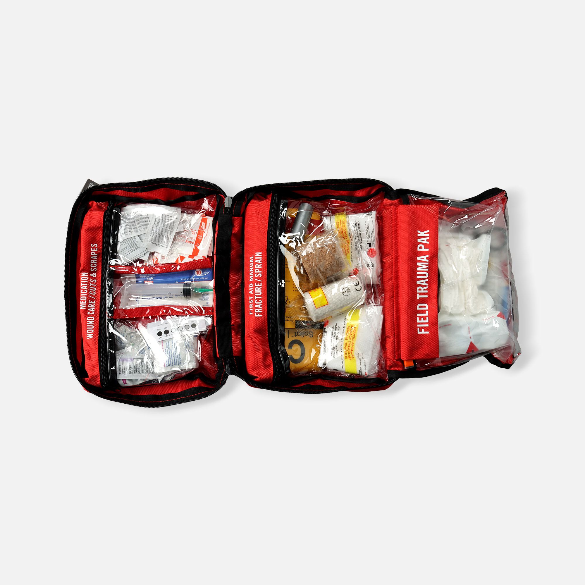 Adventure Medical Sportsman 400 First Aid Kit with C-Splint, 176 pc., , large