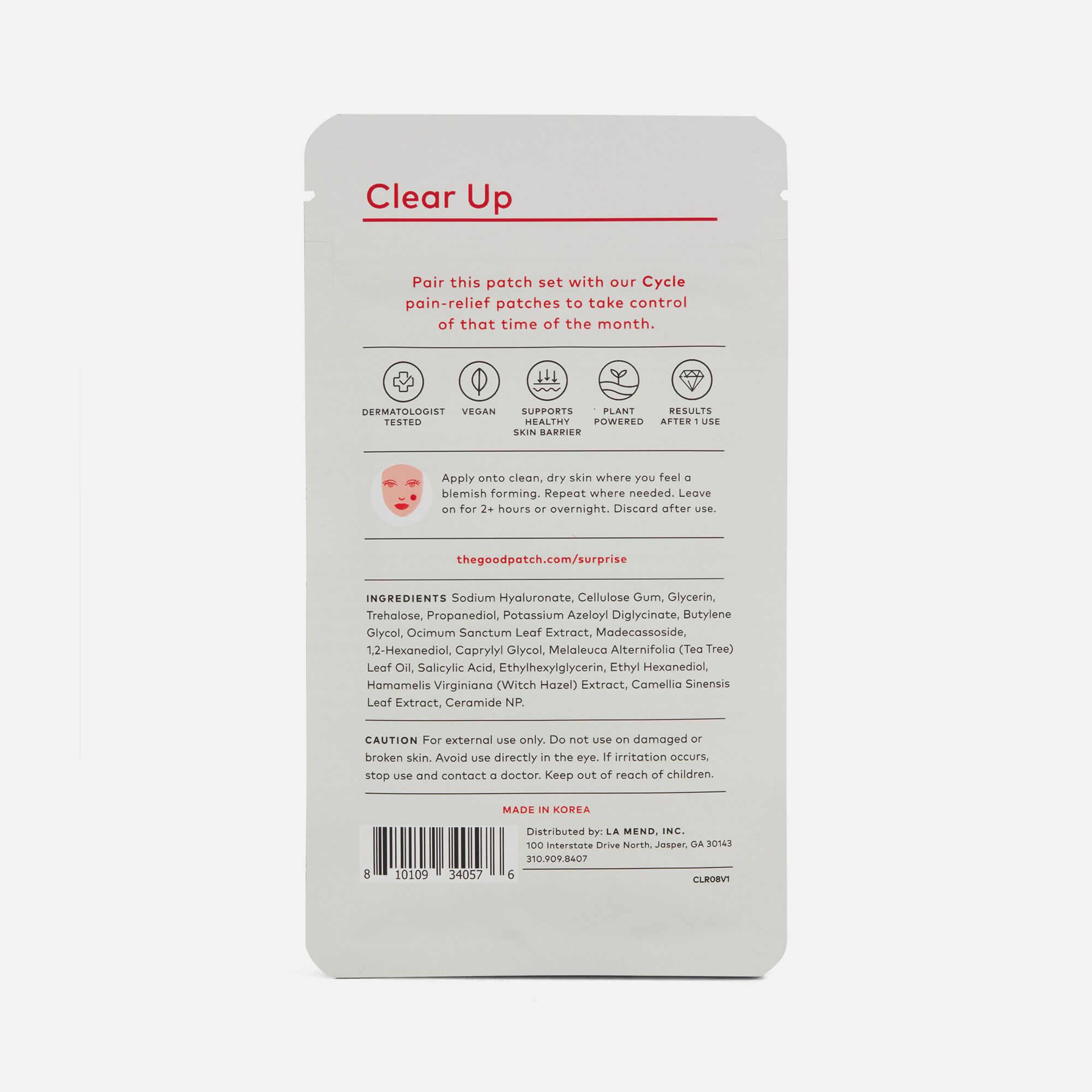 The Good Patch® Clear Up Blemish Microdarts, 8 ct., , large