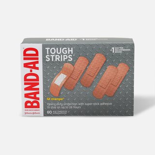 BAND-AID® TOUGH-STRIPS®Adhesive Bandages, 60 ct., , large