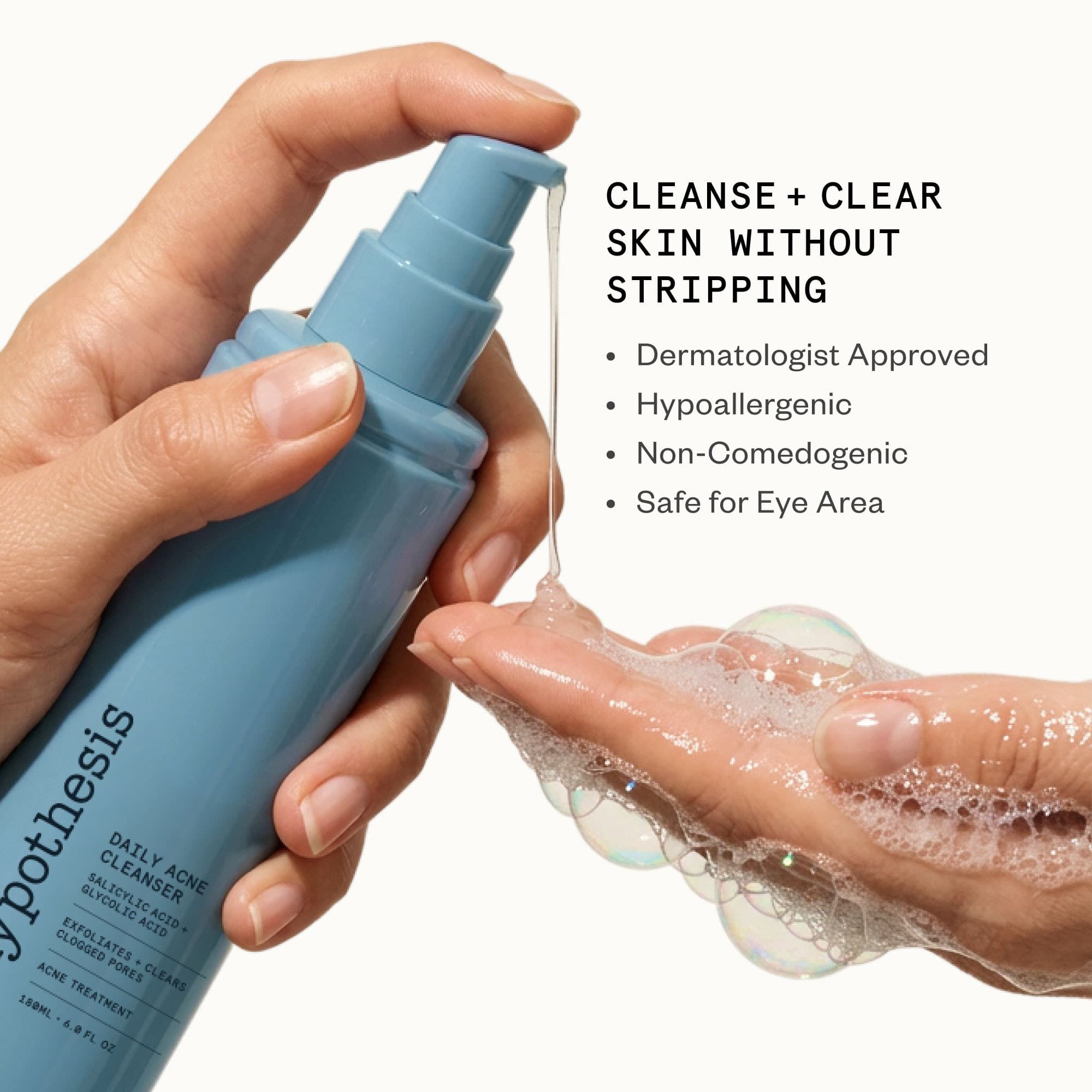 Hypothesis Daily Acne Cleanser, 6 fl. oz., , large