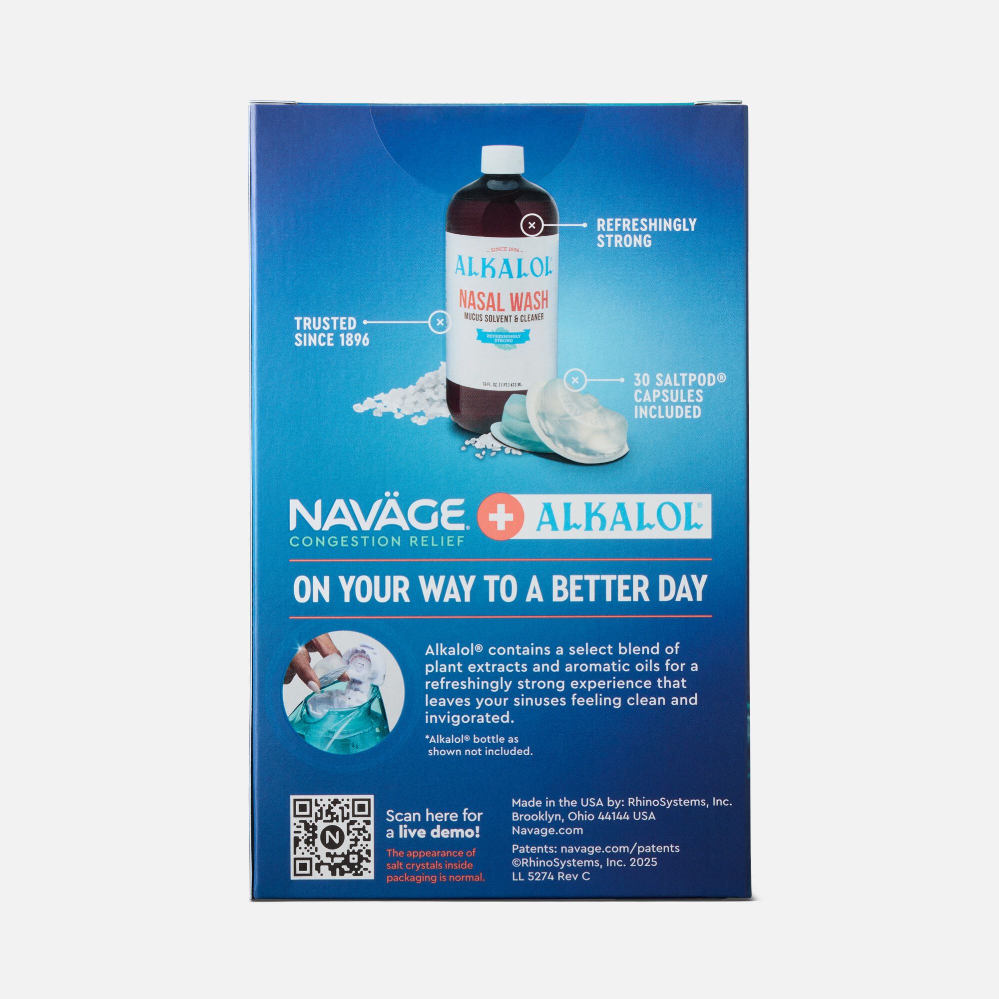 Navage SaltPods with Alkalol, 30 ct., , large