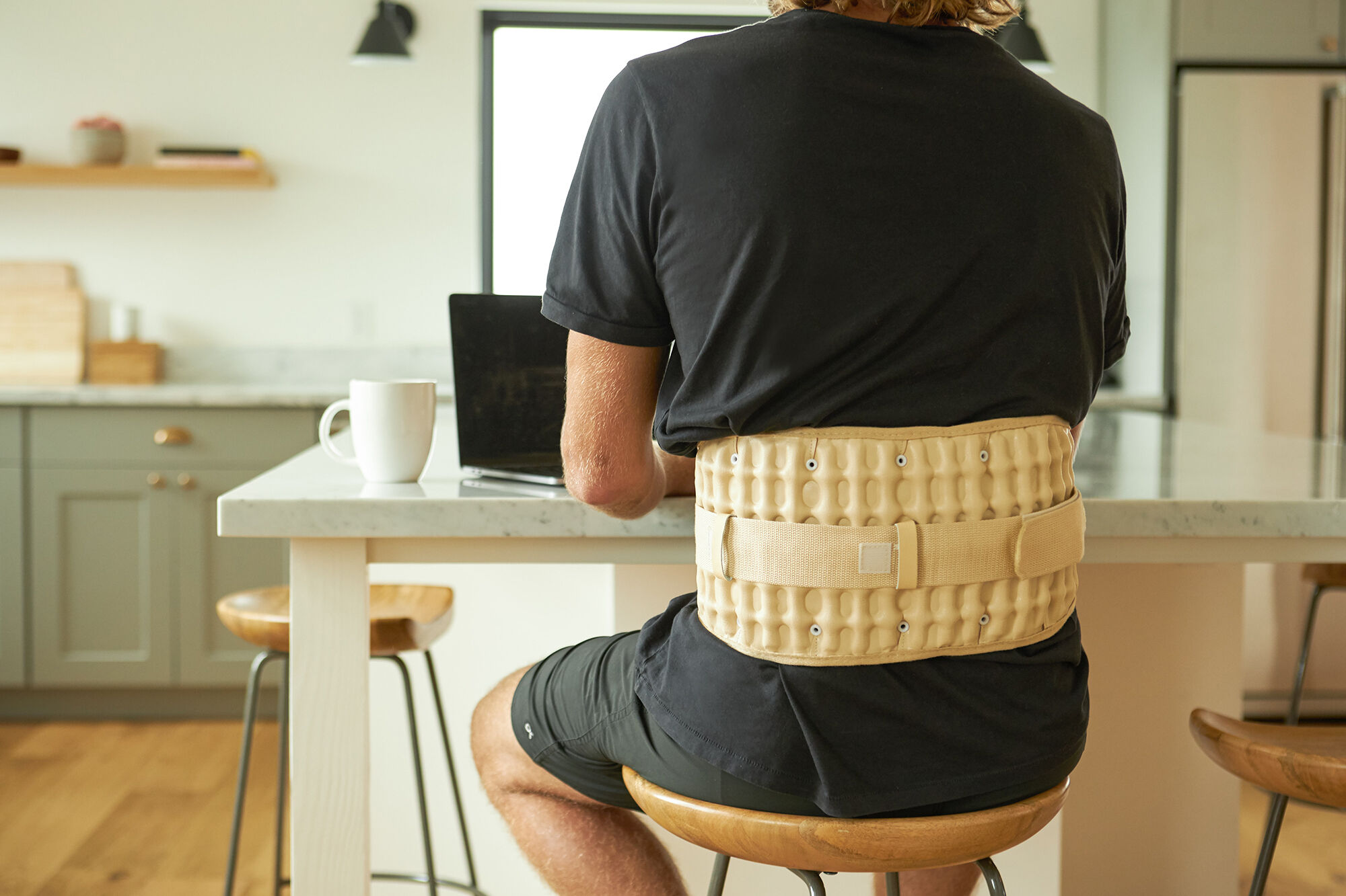 DR-HO'S 2-in-1 Back Decompression Belt (Size A 25" to 41"), , large