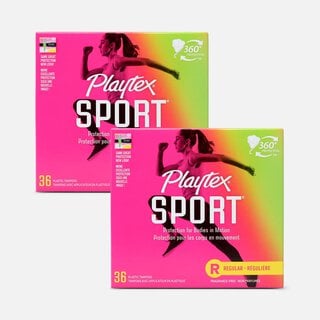 Playtex Sport Regular Tampons, Unscented, 36 ct. (2-Pack), , large