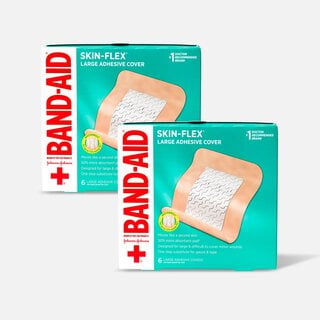 BAND-AID® Skin-Flex Large Adhesive Cover Bandages, 6 ct. (2-Pack), , large