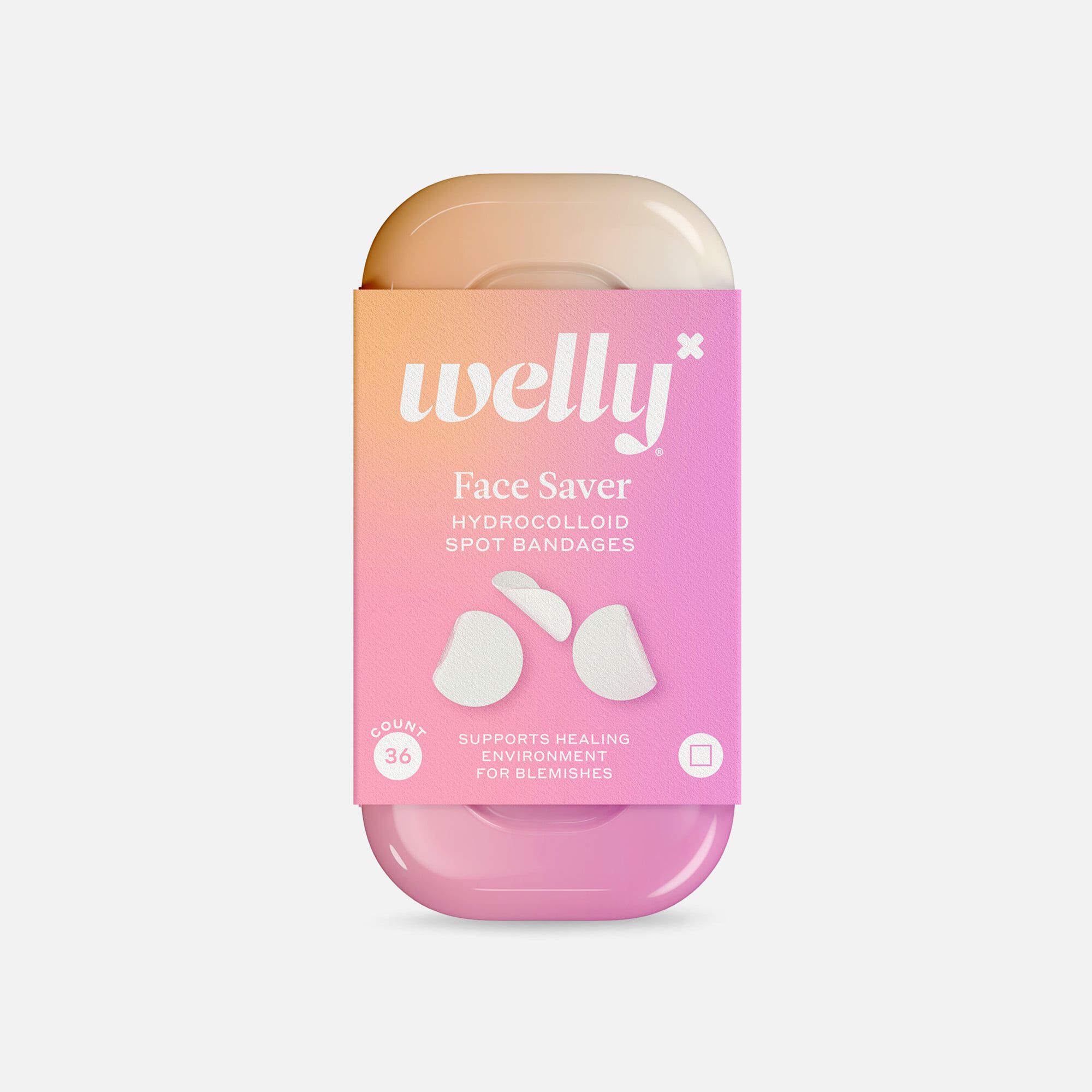 Welly Face Saver Clear Spot Bandages, 36 ct.