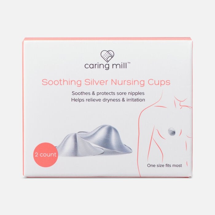 Caring Mill™ Soothing Silver Nursing Cups, , large