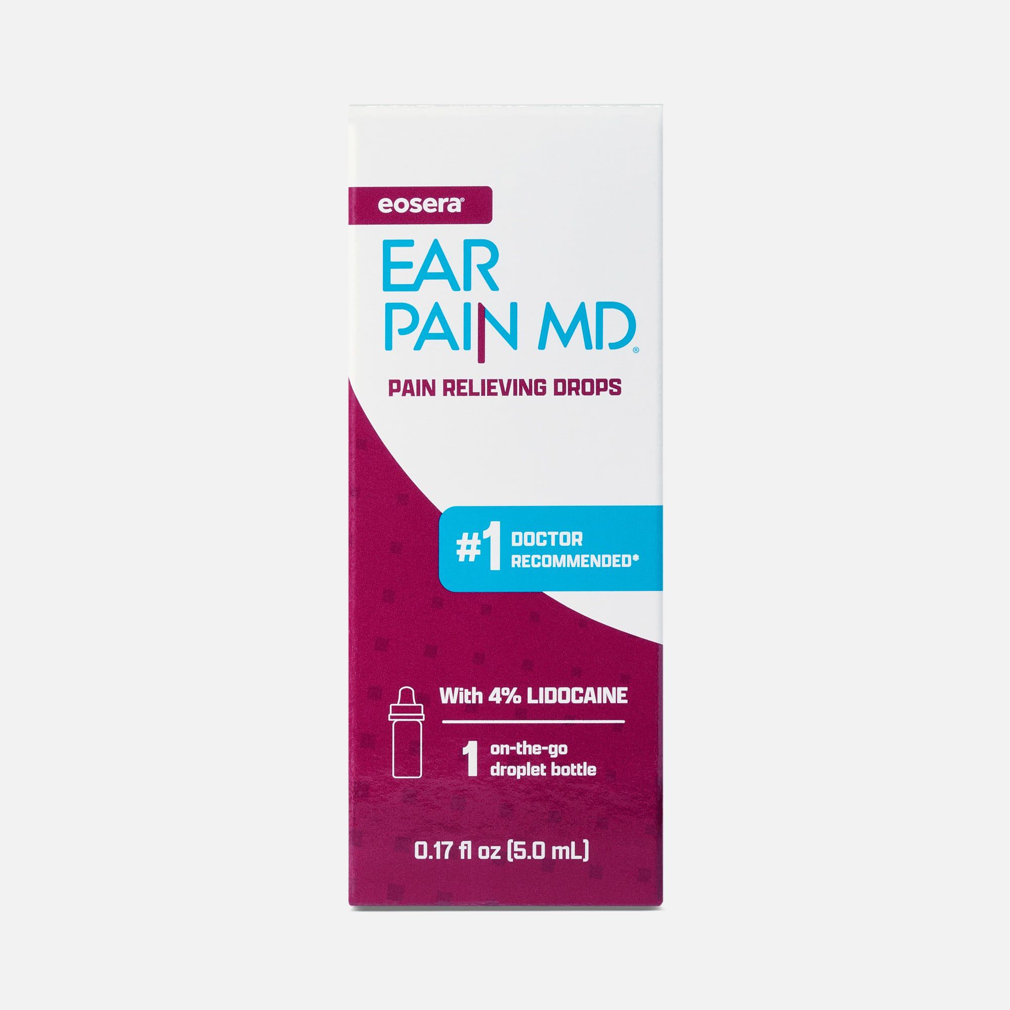 eosera® EAR PAIN MD® Relief Drops with 4% Lidocaine, 0.17 fl. oz., , large