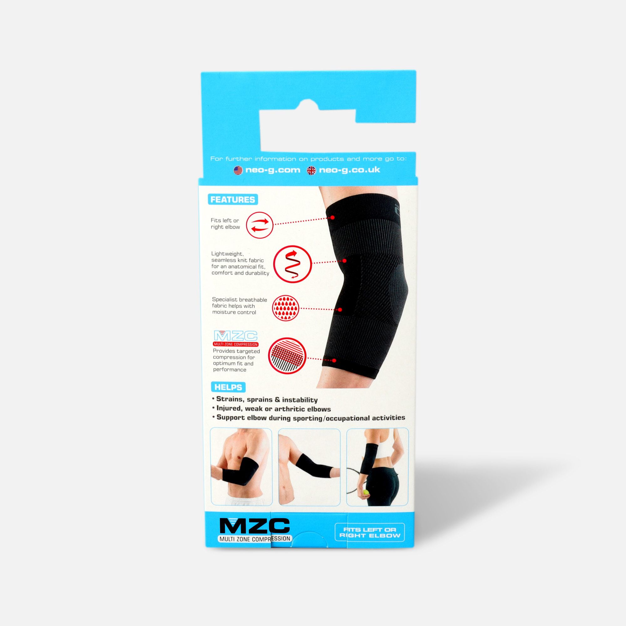 Neo G Airflow Elbow Support, Black, , large