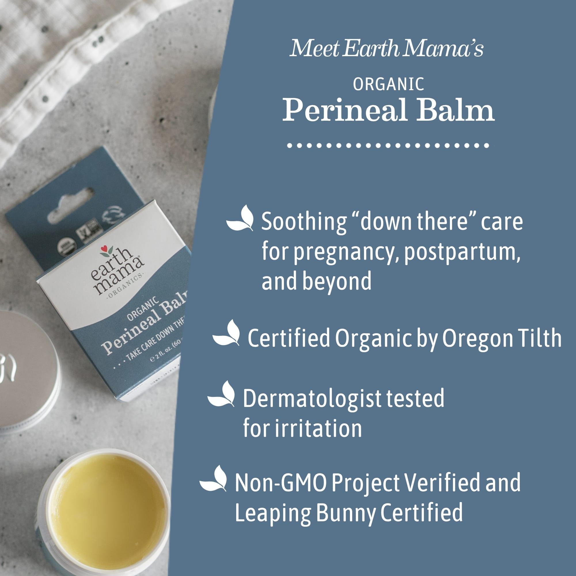 Earth Mama Organic Perineal Balm, 2 oz., , large