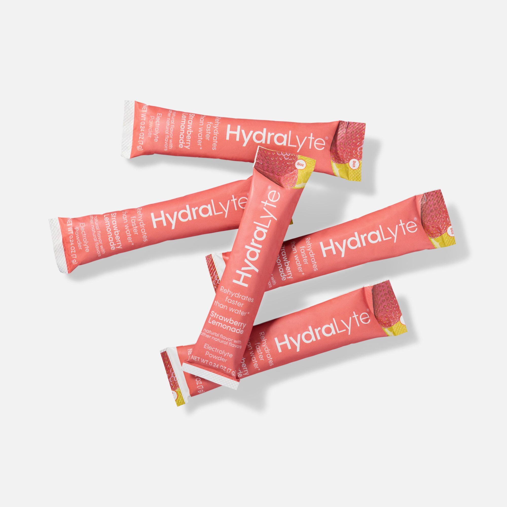 Hydralyte Effervescent Tablets, Strawberry Lemonade, 20 Packets, , large