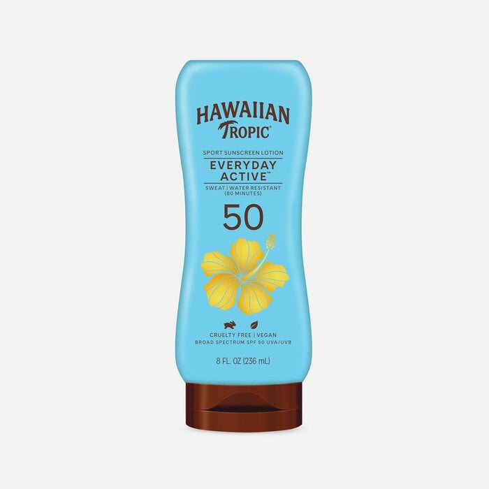 Hawaiian Tropic Island Sport Lotion Sunscreen SPF 50, 8 oz., , large