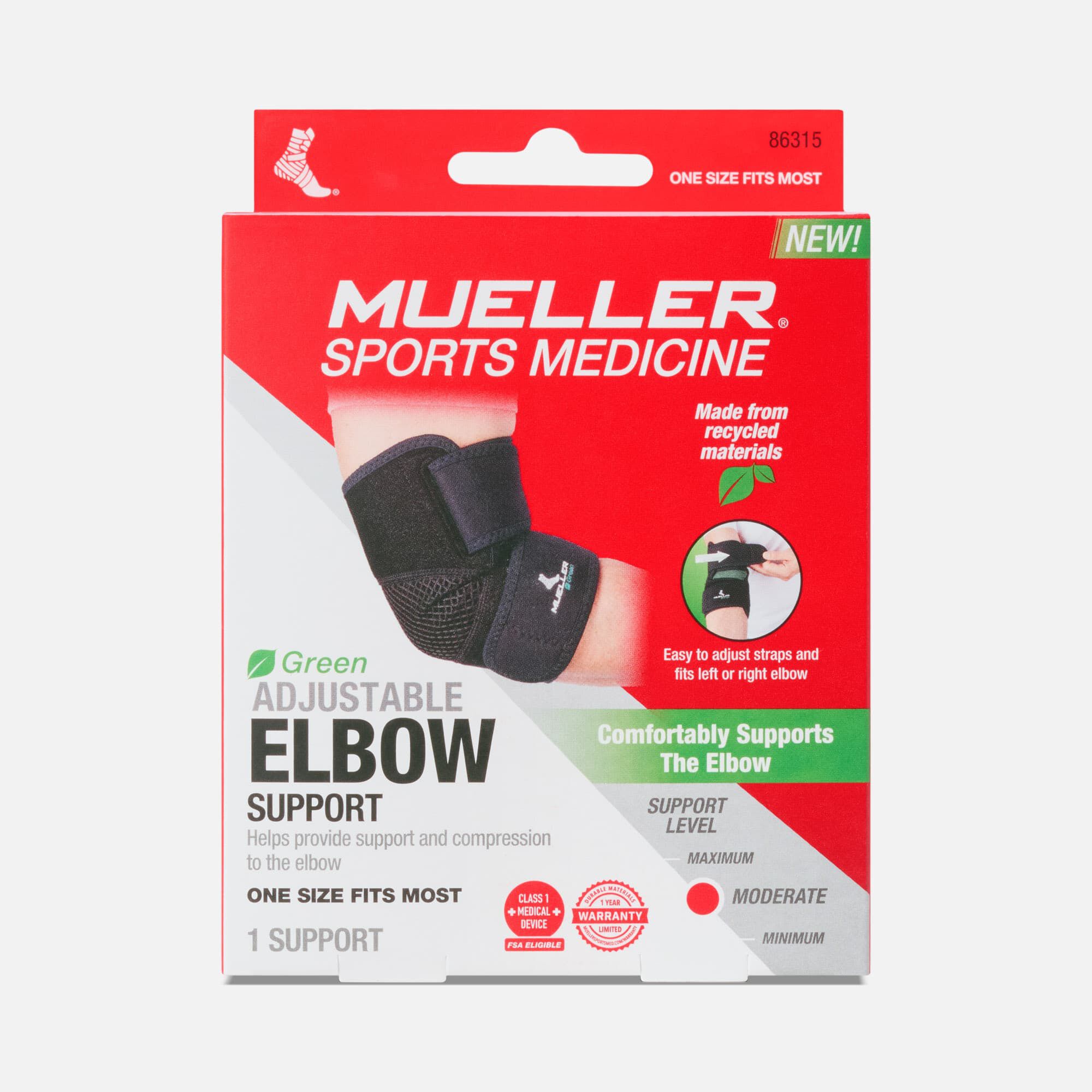 Mueller® Green Adjustable Elbow Support