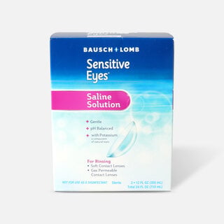 Sensitive Eyes Plus Saline Solution 2 x 12oz, 24 fl oz., , large