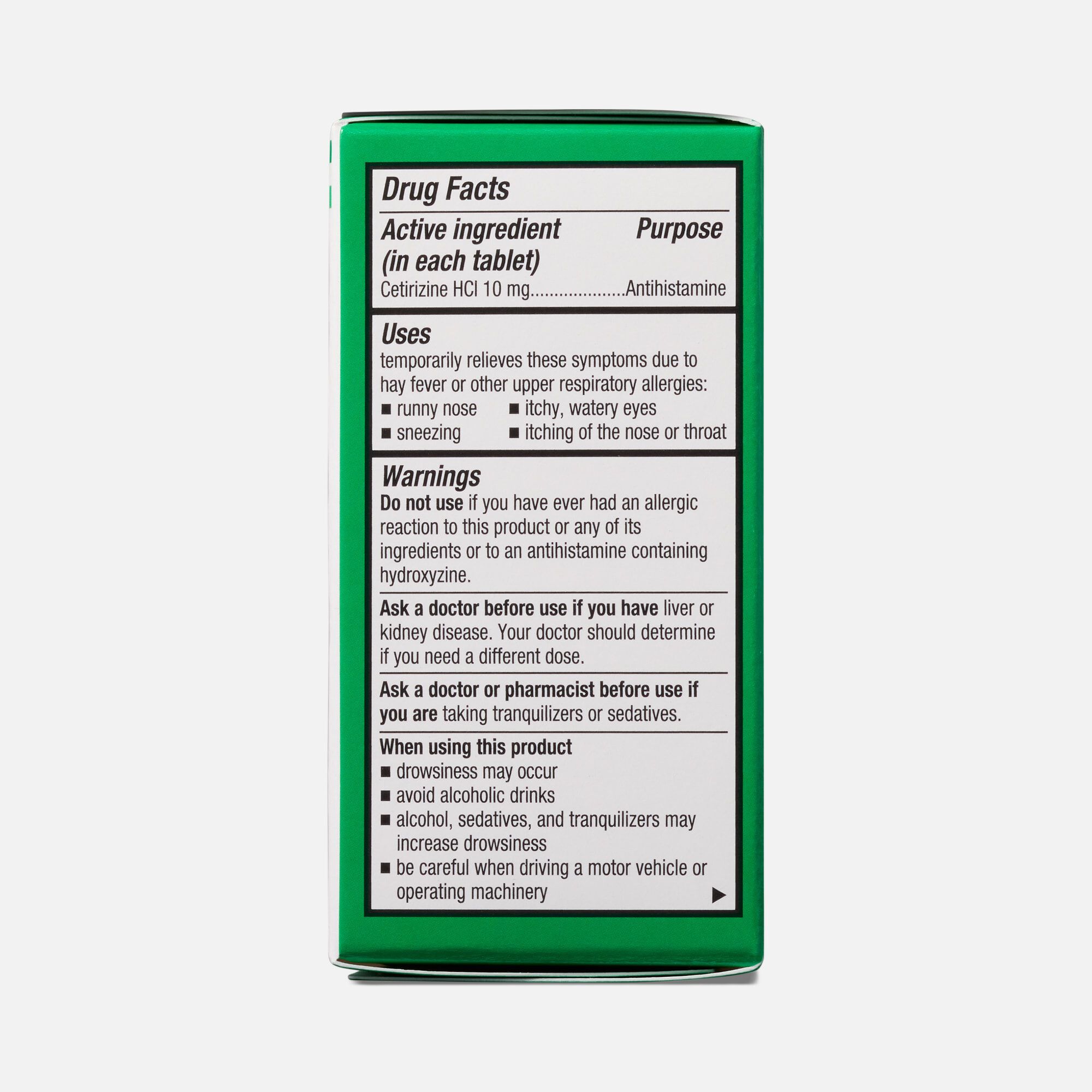 Caring Mill™ 24-Hour Allergy Relief Cetirizine Hydrochloride Tablets, 10mg, 90 ct, , large