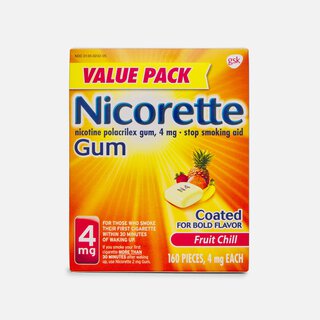 Nicorette Nicotine Gum, Fruit Chill, 4mg, 160 ct., , large