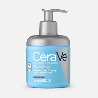 CeraVe Moisturizing Cream for Psoriasis Treatment With Salicylic Acid & Urea for Dry Skin Itch Relief, , large