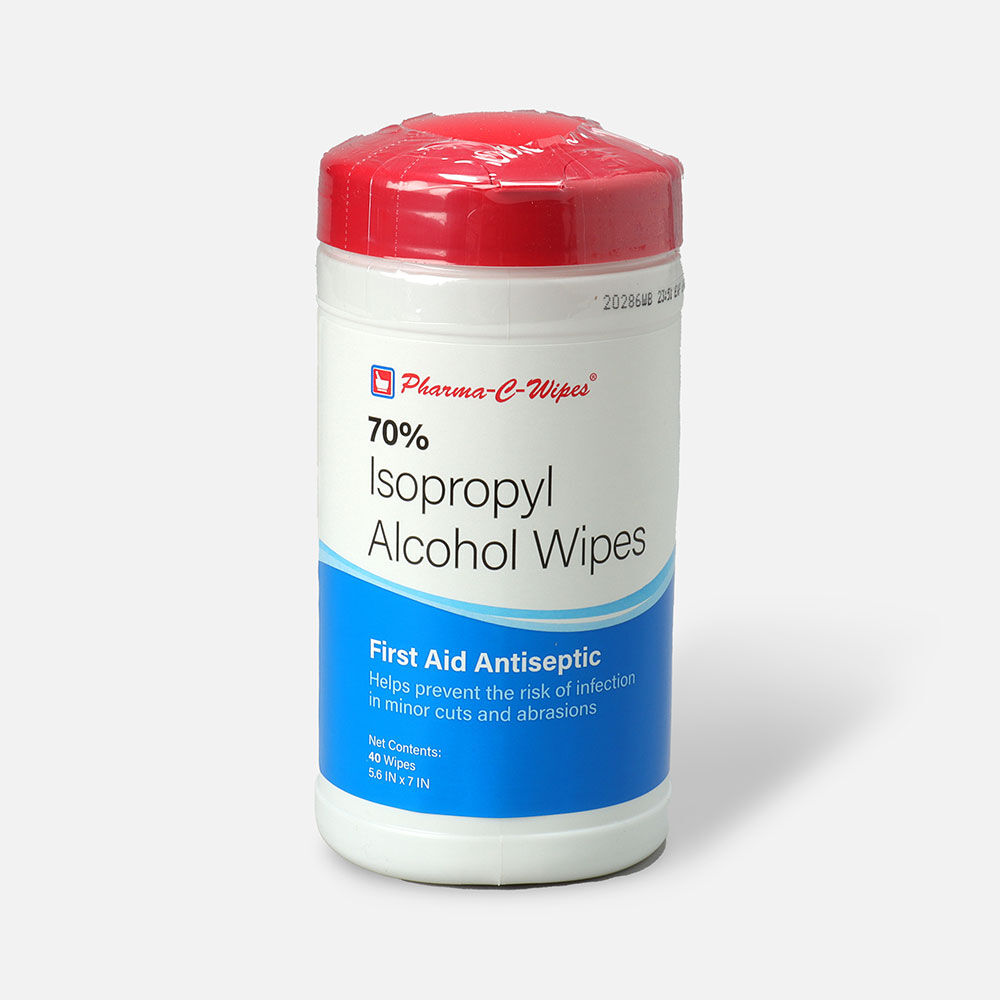 Pharma-C-Wipes™ 70% Isopropyl Alcohol First Aid Wipe, , large