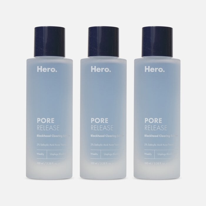 Hero Cosmetics Pore Release Blackhead Clearing Solution, 100 ml (3-Pack), , large