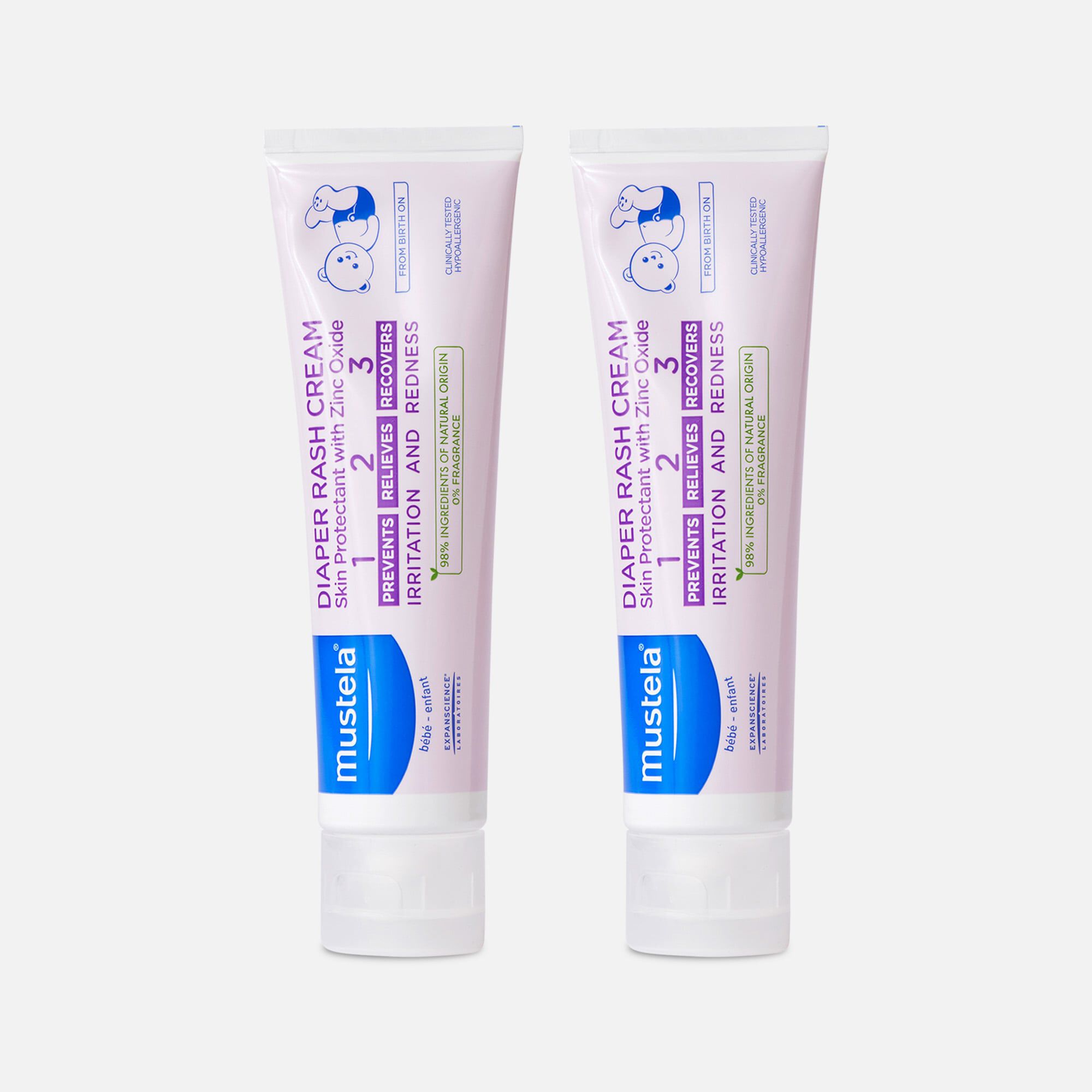 Mustela Diaper Rash Cream, 3.8 oz. (2-Pack), , large