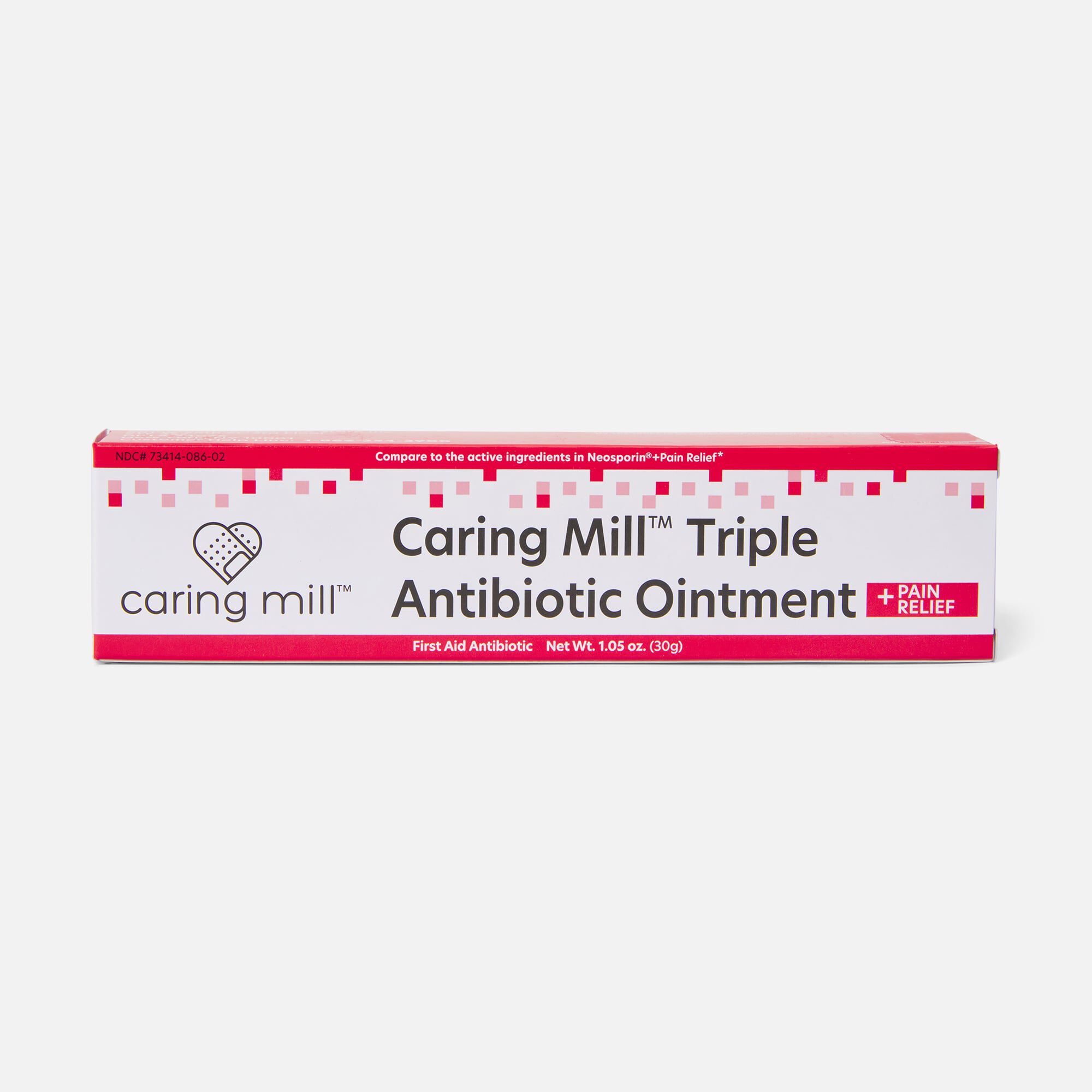 Caring Mill™ 3x Antibiotic Ointment Plus Pain Relief 1 oz., , large