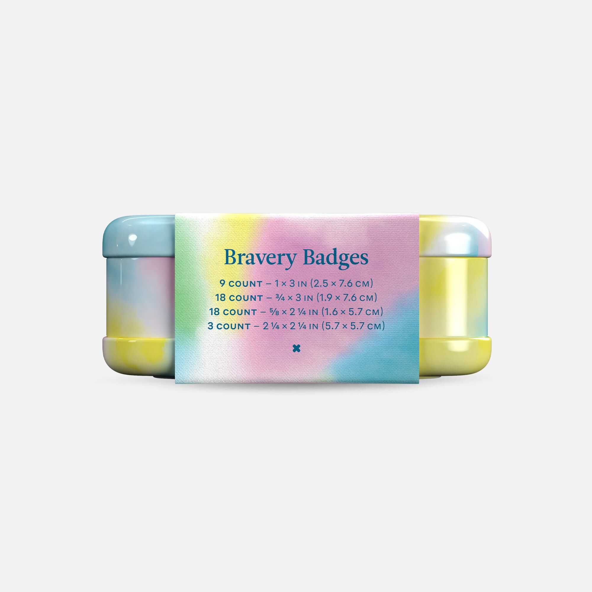 Welly Bravery Badges Colorwash Assorted Flex Fabric Bandages - 48 ct., , large