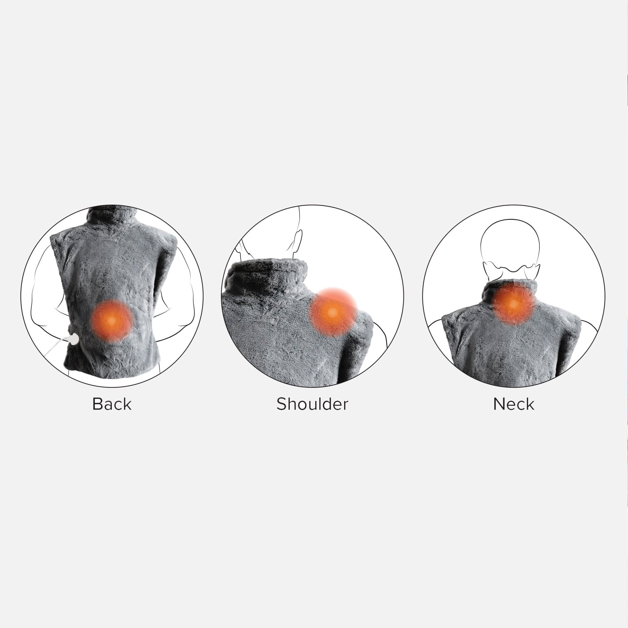 Caring Mill™ Weighted Heating Pad for Back Pain Relief, , large