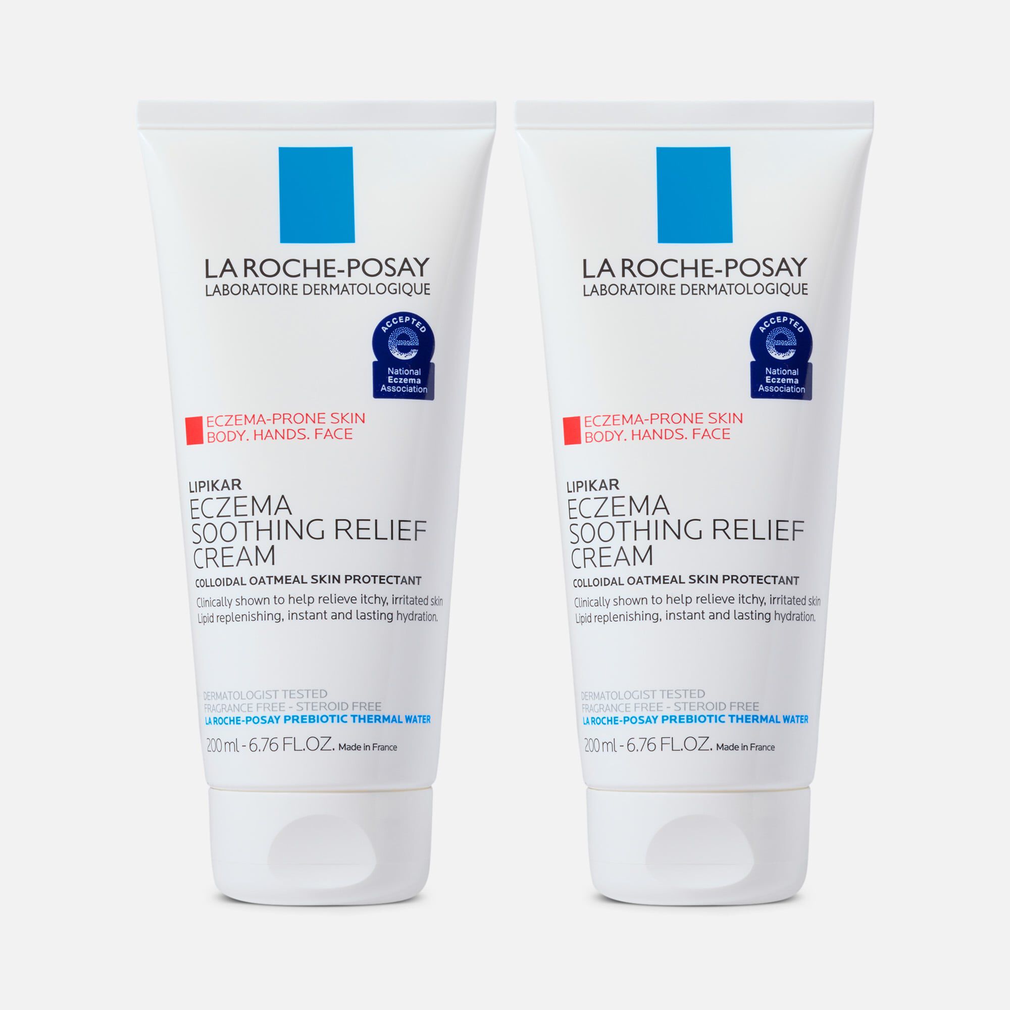 La Roche-Posay Lipikar Eczema Soothing Relief Cream, 6.76 oz. (2-Pack), , large