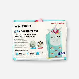 Mission Kid’s Fever Relief Cooling Towel - Winter The Unicorn