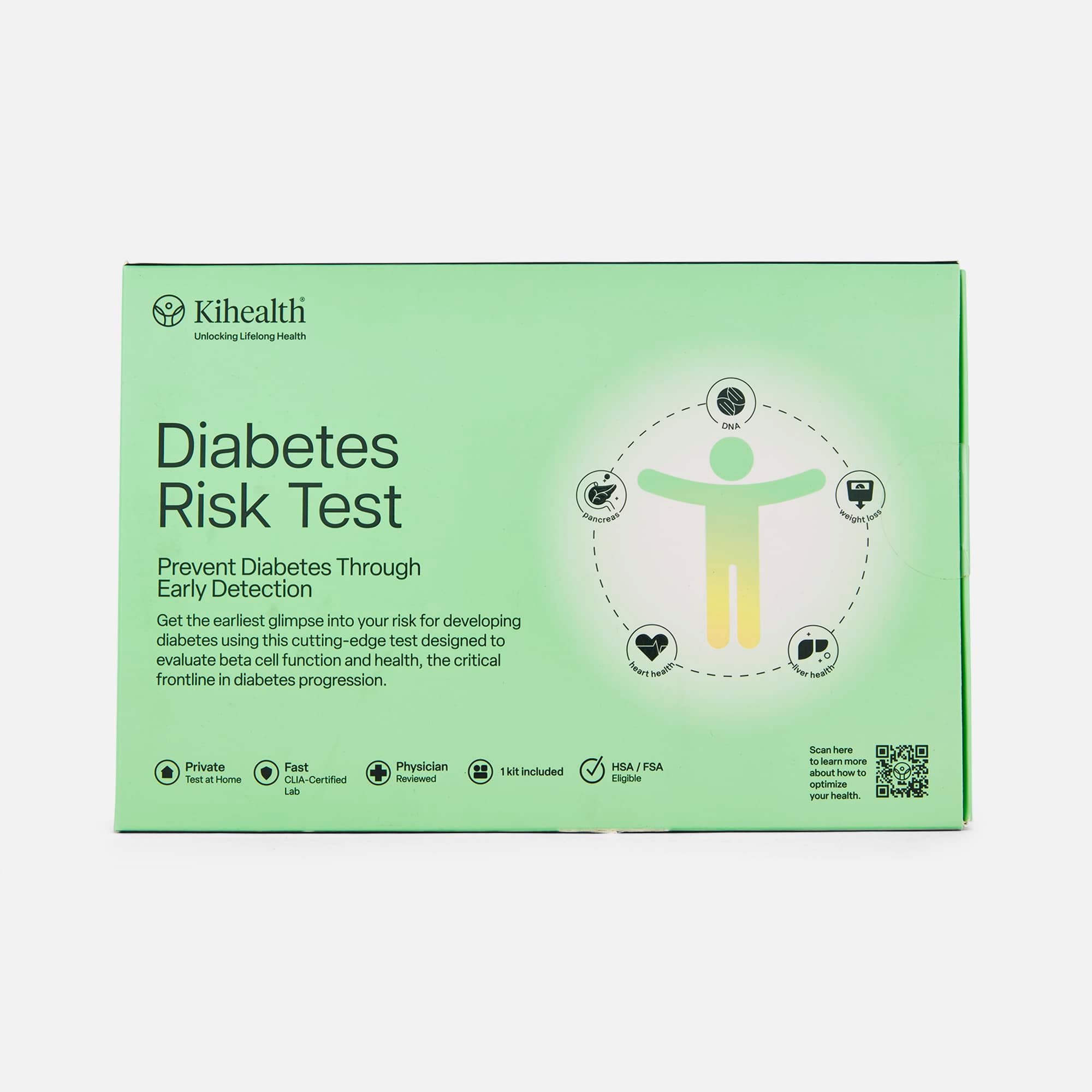 Kihealth Diabetes Risk Test - Earliest Detection Test for Diabetes