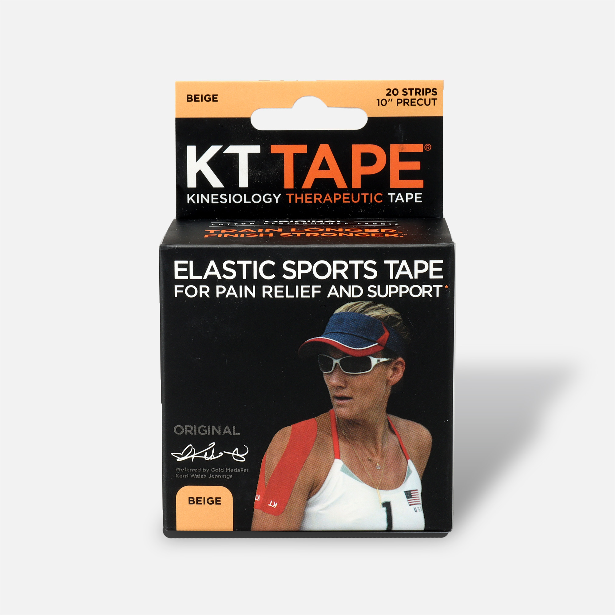 KT TAPE Original, Pre-cut, 20 Strip, Cotton, , large