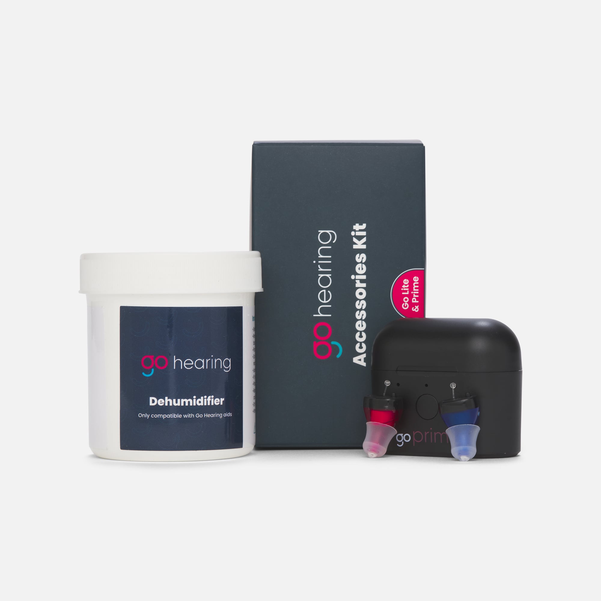 Go Prime® In-the-Ear OTC Hearing Aid Care Kit Bundle by Go Hearing ...