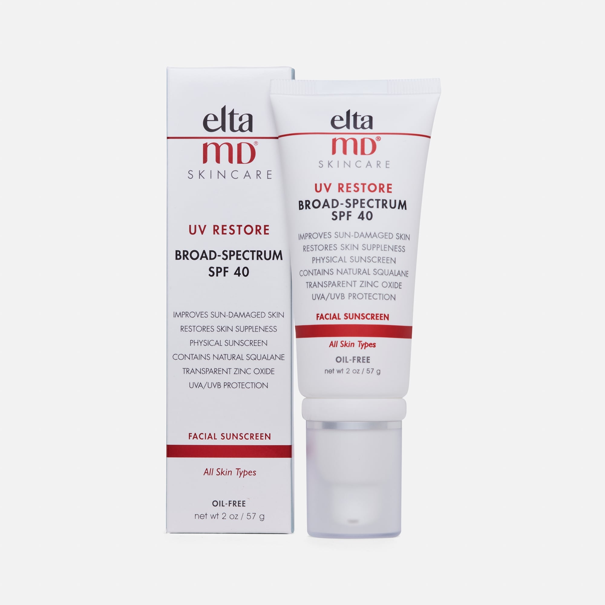 EltaMD UV Restore Broad-Spectrum Face Sunscreen, SPF 40, 2 oz., , large