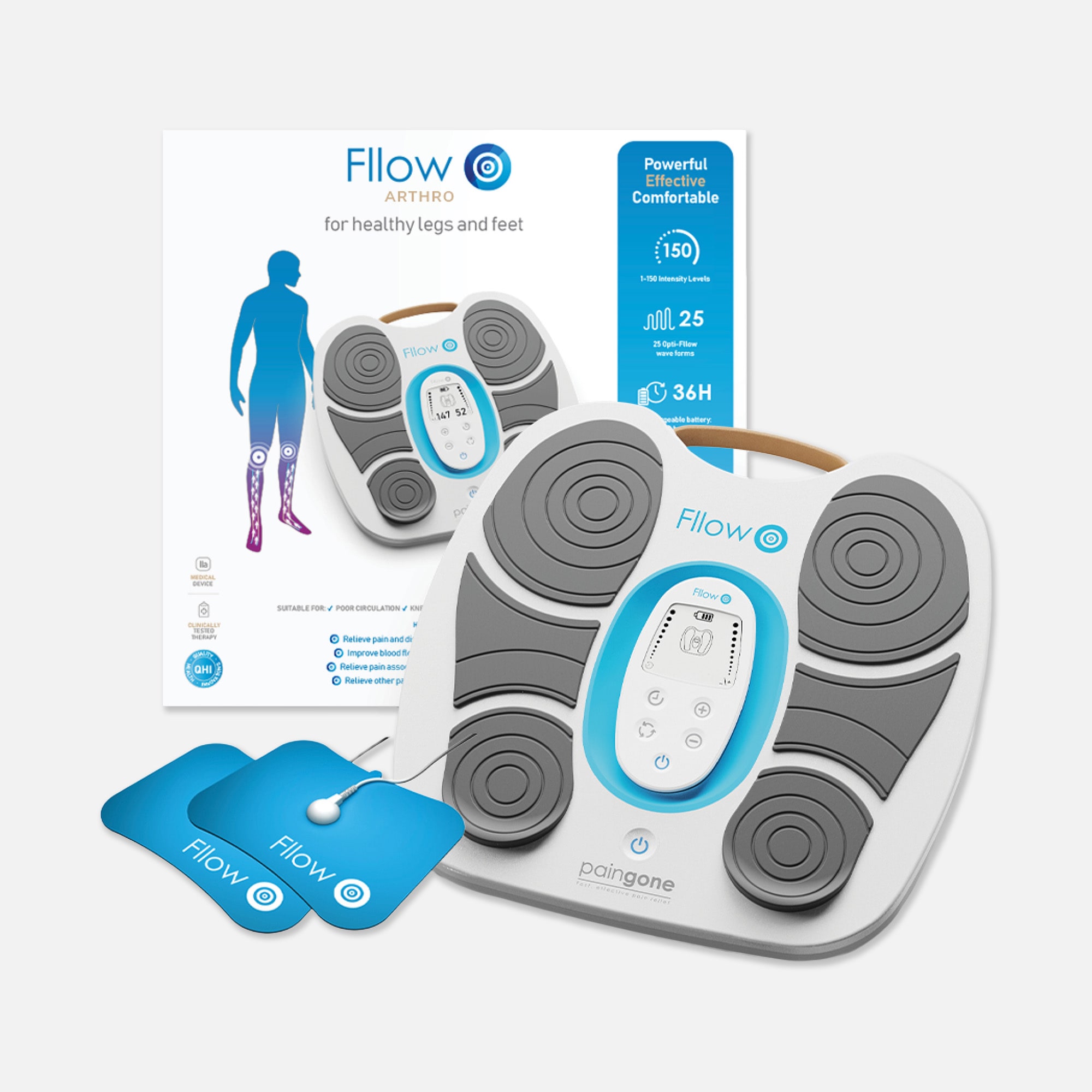 Paingone Fllow Arthro EMS Medical Device, Circulation Stimulator and Pain Relief, , large