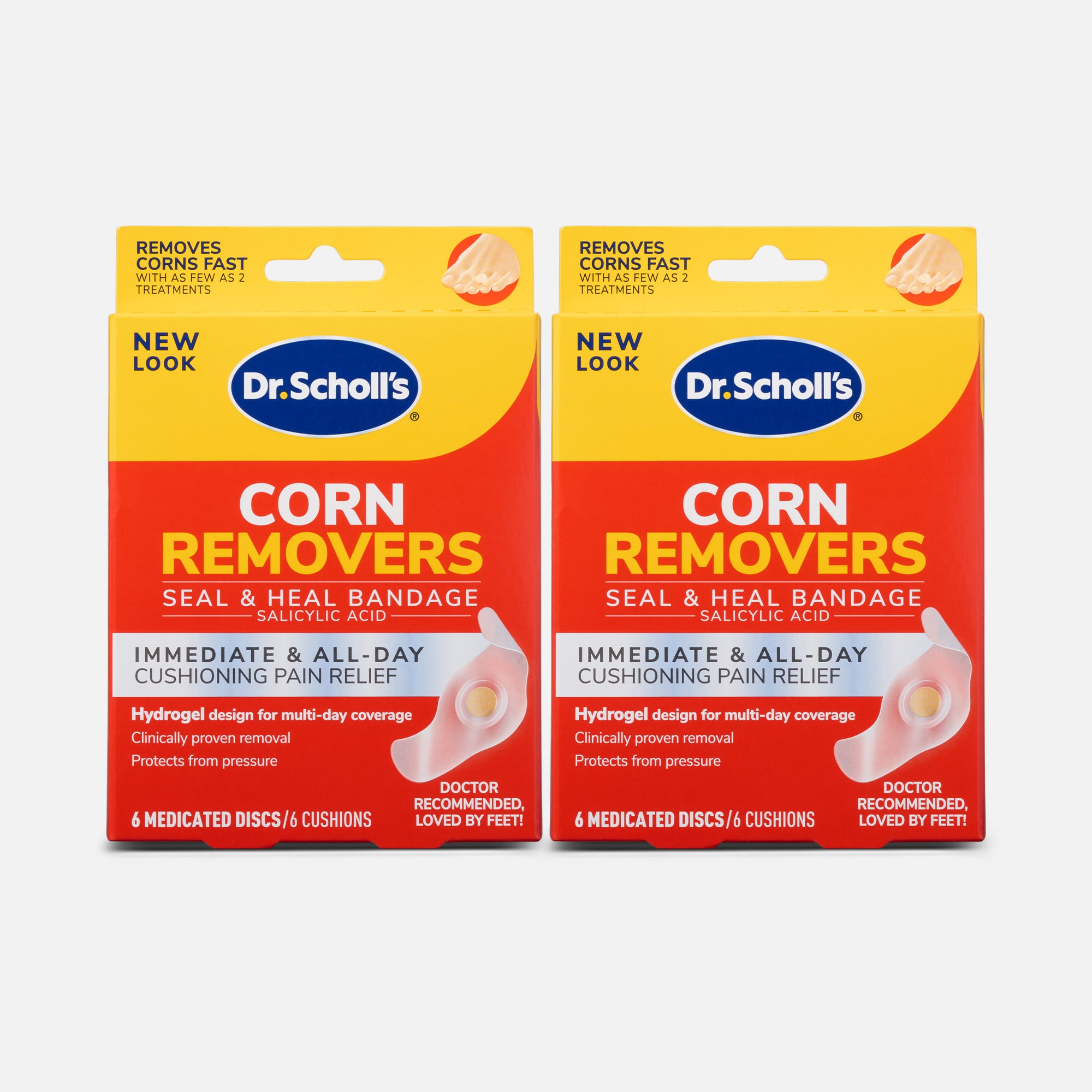Dr. Scholl's Hydrogel Corn Removers With Seal And Heal Bandage, 6 ct.  (2-Pack), , large