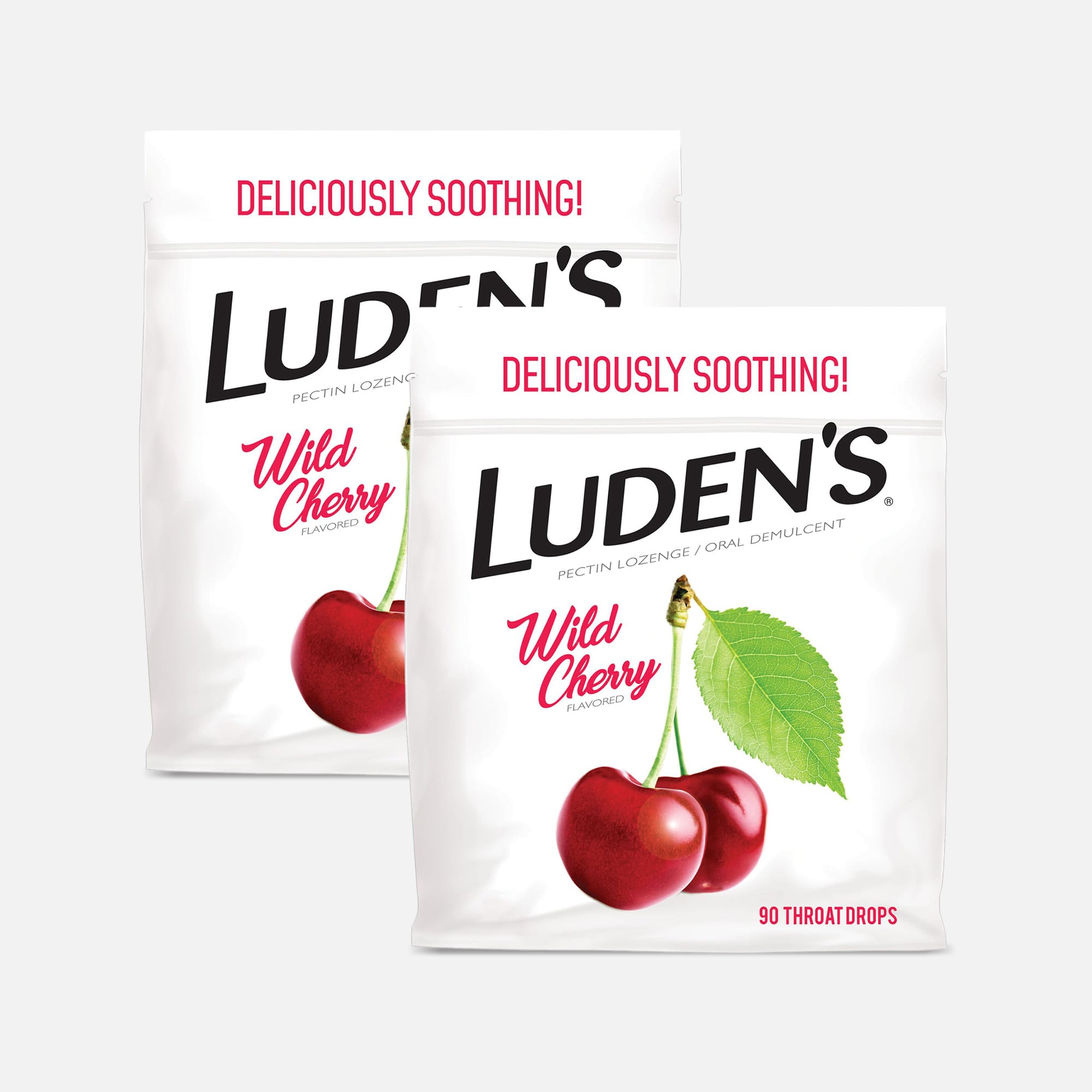 Luden's Wild Cherry Throat Drops, 90 ct. (2-Pack), , large
