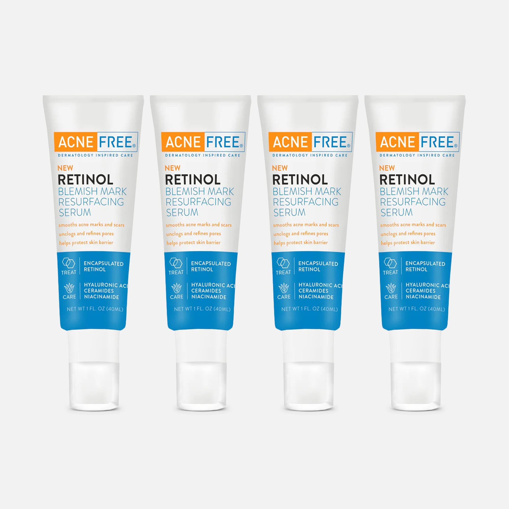 AcneFree Retinol Blemish Mark Resurfacing Serum, 1 oz. (4-Pack), , large