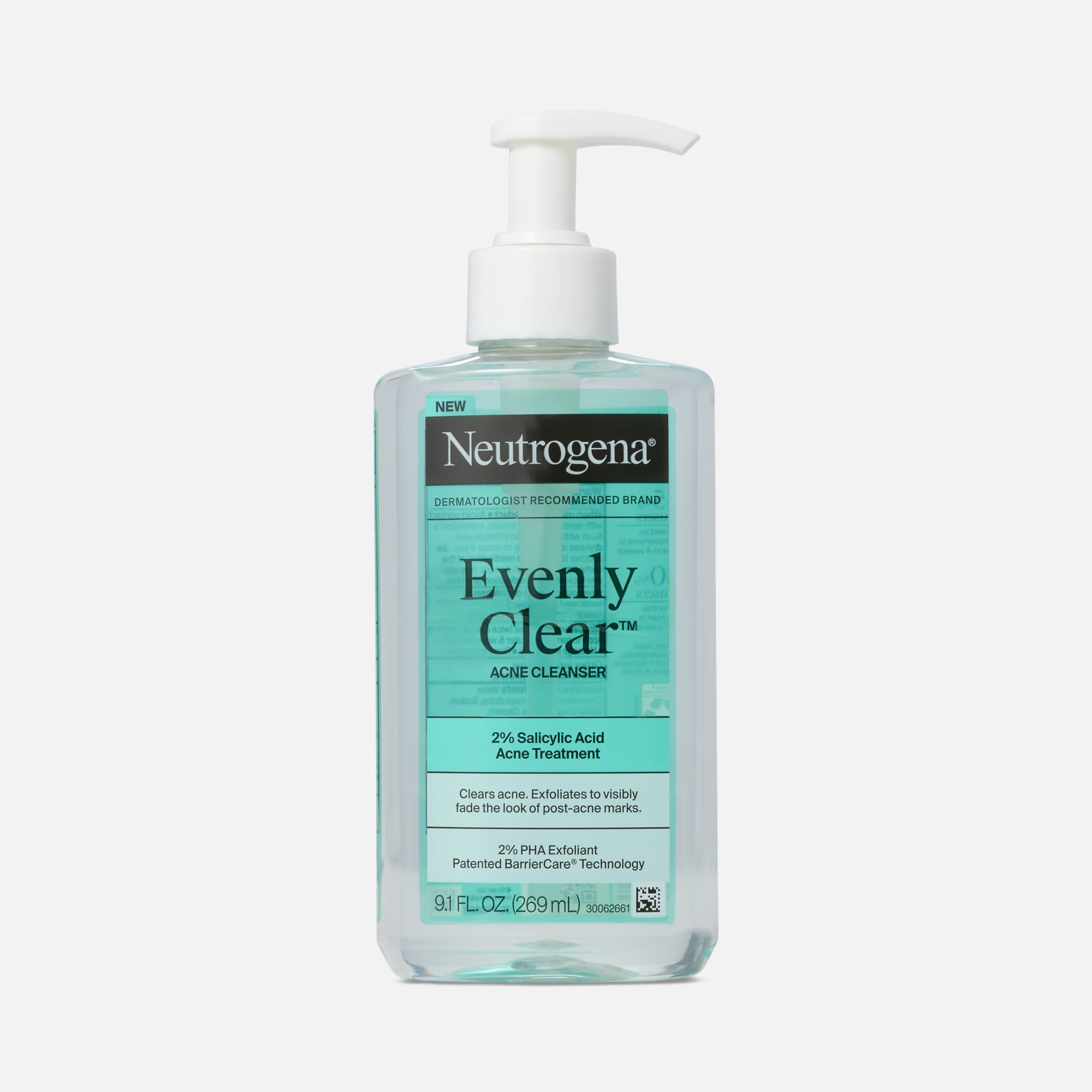 Neutrogena® Evenly Clear™ Acne Cleanser, 9.1 fl. oz.