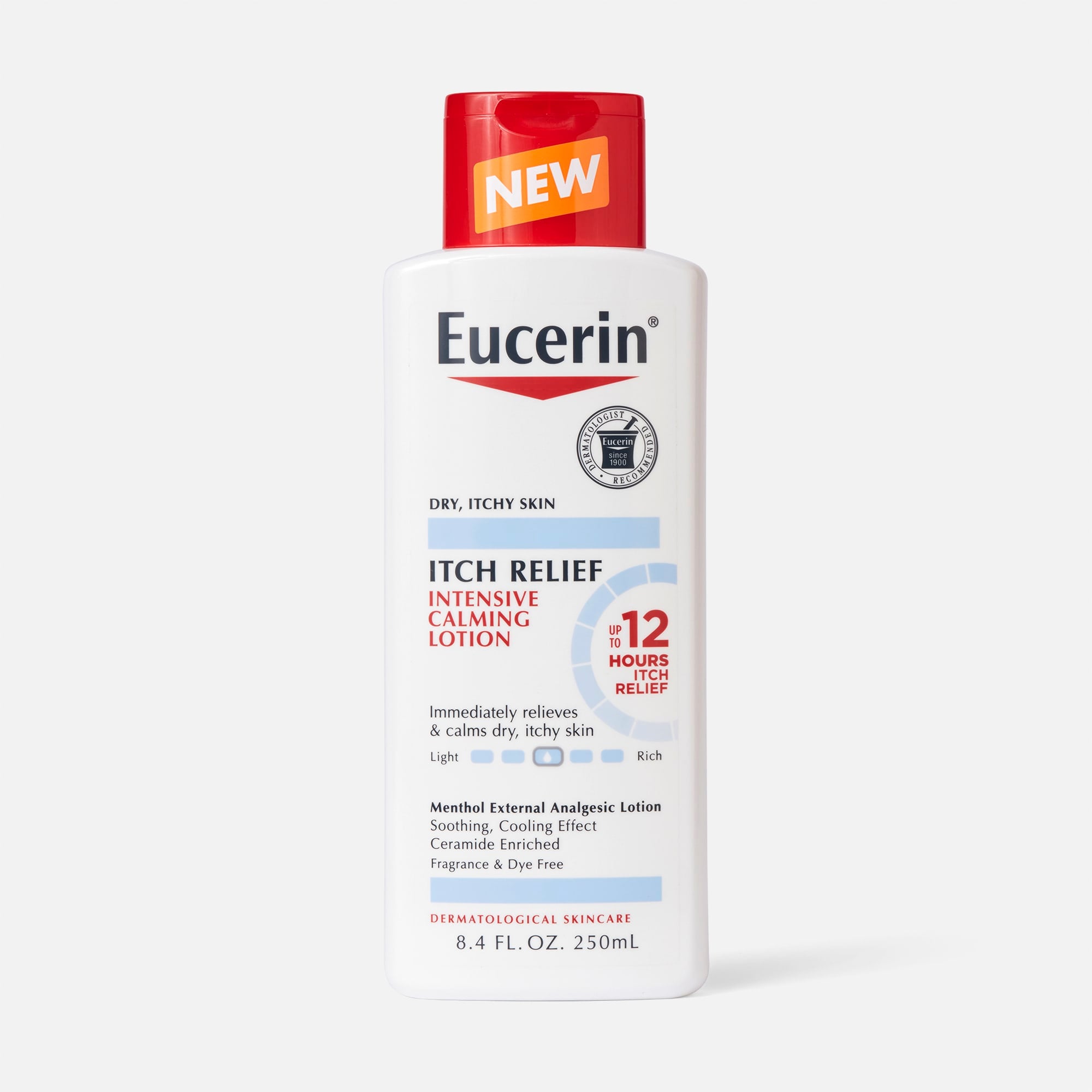Eucerin Calming Itch Relief Lotion, 8.4 oz., , large